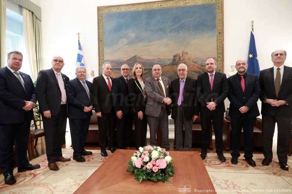 Συνάντηση του Προέδρου της Βουλής των Ελλήνων κ. Νικήτα Κακλαμάνη με την επίσημη αντιπροσωπεία της AHEPA