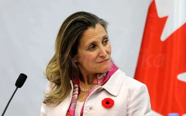 Καναδάς: Παραιτήθηκε η υπ. Οικονομικών του Τριντό με φόντο τις απειλές Τραμπ
