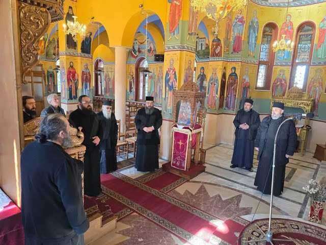 Την ιστορική Μονή Μπομπόστιτσας επισκέφτηκε ο Μητροπολίτης Κορυτσάς