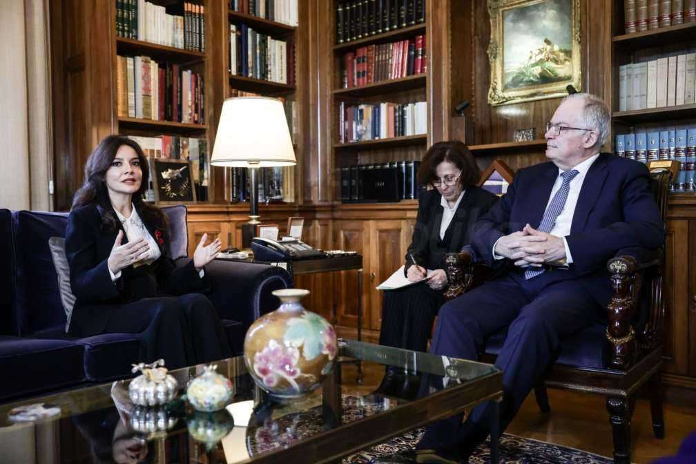 Συνάντηση με την Υπουργό Ευρώπης και Εξωτερικών Υποθέσεων της Αλβανίας Elisa Spiropali